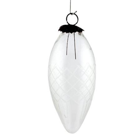 Daikon Clear Box Cut Christmas Hanging